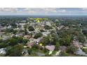 Aerial view of a neighborhood location showing the proximity to Wekiva Elementary School at 126 Ingram Cir, Longwood, FL 32779