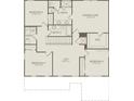 Detailed second floor plan showing the layout of the home, including bedrooms, bathrooms, and laundry at 4120 Winding Pines Dr, Apopka, FL 32712