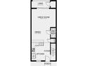Floorplan showing the layout of the kitchen, dining room, great room, lanai and half bath at 3060 Skyline Loop, Kissimmee, FL 34758