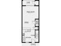 Detailed first-floor floorplan showcasing the kitchen, great room, dining area, and porch at 3056 Skyline Loop, Kissimmee, FL 34758