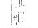 First floorplan with open living spaces, kitchen, garage, bedroom, and a screened porch at 8348 Vivaro Isle Way, Windermere, FL 34786