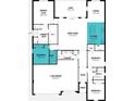 Layout of this 4 bedroom 3 bath home with 3-car garage, owner's suite and walk-in closets at 2639 Ginseng Ivy St, Apopka, FL 32703