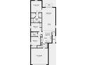 Detailed floorplan showcasing the layout of the home, including bedrooms, bathrooms, and kitchen at 483 Wayland Dr, Haines City, FL 33844