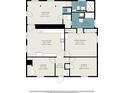 Detailed floor plan showcasing the layout of the home, including room dimensions at 6957 Plymouth Sorrento Rd, Apopka, FL 32712