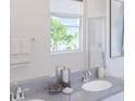 Clean, modern bathroom with a double-sink vanity and sleek fixtures with lots of light at 1841 Fulfillment Dr, Kissimmee, FL 34744