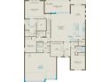 Detailed floor plan showcasing the layout of the home, including the placement of rooms at 15569 Orchid Rose Ct, Winter Garden, FL 34787
