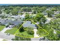 Aerial view of the home and surrounding neighborhood outlined in yellow at 2081 Mohican Trl, Maitland, FL 32751