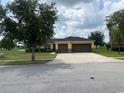Inviting single-story house boasting a well-kept lawn and a convenient three-car garage at 3651 Sail Harbor Dr, Kissimmee, FL 34746