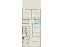 Detailed floor plan of the second floor featuring bedrooms with walk-in closets and bathrooms at 5027 Starling Bird Ln, St Cloud, FL 34771