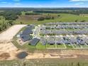 An aerial view shows a Primary-planned community in a serene setting with a large expanse of green space at 2372 Orchid Dr, Davenport, FL 33837