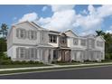 Charming townhomes featuring unique architectural details and inviting front porches at 1411 Mount Royal Dr, St Cloud, FL 34771