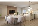 Bright and modern living room with stylish furniture, a round dining table, and plenty of natural light at 14930 Sw 66Th Ave Rd, Ocala, FL 34473