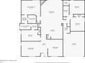Detailed floorplan showing the layout of the house, room dimensions, and the relationship between living spaces at 3038 Golden Rock Dr, Orlando, FL 32818