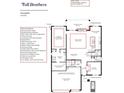 Georgette first floor plan with a 3-car garage, primary suite, and outdoor kitchen prep at 340 Ambersweet Pl, Lake Mary, FL 32746