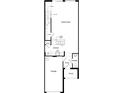 Detailed floor plan showcasing the layout of the first floor, including kitchen and great room at 512 Pine Ridge Ct, Lake Wales, FL 33859