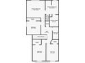 Second floor layout featuring bedrooms, bathrooms, closets and loft at 15324 Black Lion Way, Winter Garden, FL 34787