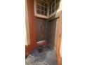 Two front doors with a 'Welcome' mat that adds a personal touch at 445 Fountainhead Cir # 262, Kissimmee, FL 34741