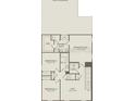 Floorplan depicting the layout of the second floor of the house with owner's suite and loft at 5021 Starling Bird Ln, St Cloud, FL 34771
