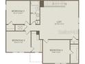 Floor plan showcasing the layout of the second story of the home at 2267 Mossy Vine Ave, St Cloud, FL 34771
