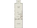 Floor plan of home's first floor: garage, kitchen, gathering room, lanai at 3342 Canyon Bay Pt, Sanford, FL 32773