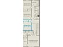 Open floor plan of the home's second floor featuring the owner's suite, bedrooms, and bathrooms at 11429 Nona Sound St, Orlando, FL 32832