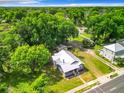 Bird's-eye view of the property emphasizing its location, lush greenery, and overall curb appeal at 1826 W Silver Springs Blvd, Ocala, FL 34475