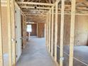 View of interior framing showing room layouts, door and window placement in a new construction home at 30166 Rustic Mill Street, Mount Dora, FL 32757