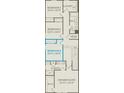 Second-floor floorplan featuring bedrooms, bathrooms, laundry, and owner's suite at 2025 Tohoqua Blvd, Kissimmee, FL 34744