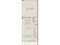 First floor layout featuring a two-car garage, kitchen, cafe, gathering room, and powder room at 2349 Southbury Dr, Kissimmee, FL 34744