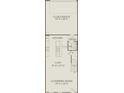 This floorplan shows a kitchen, cafe, gathering room, and 2 car garage at 2692 Clear Night Ave, Kissimmee, FL 34744