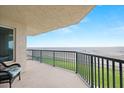 Serene ocean view from a spacious balcony, perfect for enjoying coastal breezes and the beauty of the sea at 4621 S Atlantic Ave # 7202, Port Orange, FL 32127