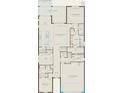 Detailed floor plan showcasing the layout of this well-designed home, including the kitchen, bedrooms, and living areas at 1389 Zesty Citrus Ln, Minneola, FL 34715