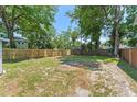 Large backyard area enclosed with a wood fence, offering privacy and ample space at 314 E Harwood St, Orlando, FL 32801