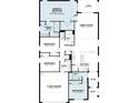Detailed floor plan showcases spacious layout with bedrooms, bathrooms, kitchen, Gathering room, and two-car garage at 2642 Great Heron Ave, St Cloud, FL 34773