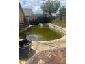 Backyard swimming pool in need of maintenance with green stagnant water at 2155 Fennell St, Maitland, FL 32751