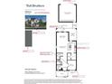 First-floor blueprint featuring an open floor plan, kitchen, great room, and flex room at 2623 Long Pine Ave, Apopka, FL 32712