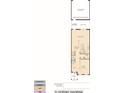 First floor plan featuring a two car garage, great room, kitchen, flex room, and porch at 1667 Eaglehurst Ln, Apopka, FL 32703