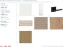 Selection of interior finishes including wall paint, doors, hardware, flooring, and stairs at 1515 Stonecliff Dr, Apopka, FL 32703