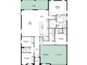 Open-concept floorplan includes workshop, kitchen, living and dining areas and Primary suite at 351 S Sunset Ave, Mascotte, FL 34753