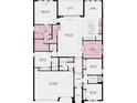 Detailed floor plan showcasing the layout of the home, including bedrooms, bathrooms, and living spaces at 854 Junonia Blvd, New Smyrna Beach, FL 32168