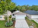 Beautiful home with a well-maintained lawn, mature trees, and convenient two-car garage at 369 Placid Lake Dr, Sanford, FL 32773