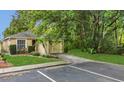 Well-kept lawn and an attached one-car garage at 4018 August Ct, Casselberry, FL 32707