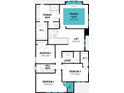 Detailed second floor plan featuring primary suite, bedrooms, and laundry room layout at 1878 Seawall Way, Celebration, FL 34747