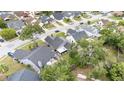 Birds eye view of the neighborhood highlighting the roof and surrounding landscape at 2216 Grand Tree Ct, Lake Mary, FL 32746