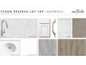 New home construction lot showcasing kitchen faucet, kitchen countertop, backsplash, flooring, and bathroom fixtures at 1635 Cane Bamboo Drive, St Cloud, FL 34771