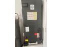 Close-up of the home's HVAC system, showcasing the unit and its components at 5935 Sheryl Anita St, Oviedo, FL 32765