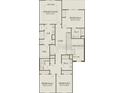 Upstairs floor plan includes an owner's suite, a loft, three additional bedrooms, and laundry room at 15971 Sandy Cliffs Dr, Clermont, FL 34714