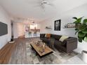 Inviting living room featuring stylish furniture, decor, and a modern open layout at 322 E Central Blvd # 1412, Orlando, FL 32801