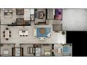 Detailed floor plan showcasing the layout of the bedrooms, bathrooms, and living areas at Tbd Sw 177Th St, Ocala, FL 34473