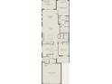 Detailed floor plan showcasing the layout of the home, including the bedrooms, kitchen, and living areas at 2348 Daisy Tree Rd, St Cloud, FL 34771